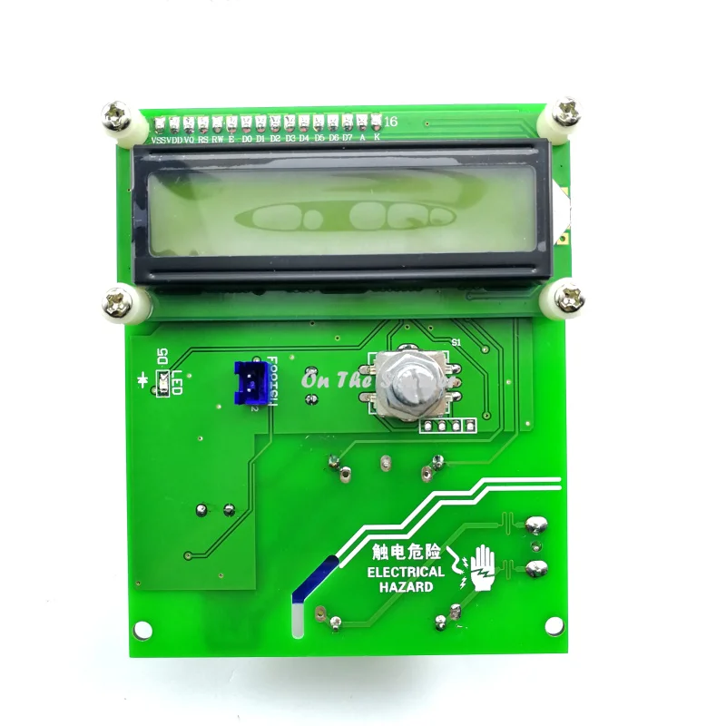 Панель управления аккумуляторной точечной сваркой 16 SCM контроля 1602 LCD кодировщик