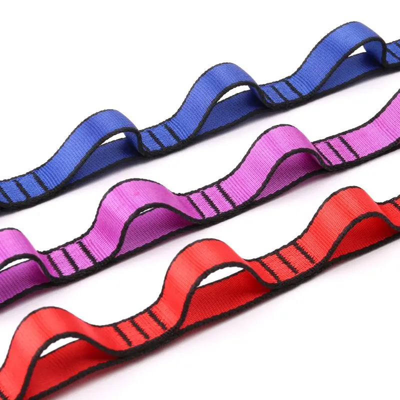 

Climbing Nylon Daisy Chain Rope With Loops Yoga Hammock Hanging Strap Bandlet