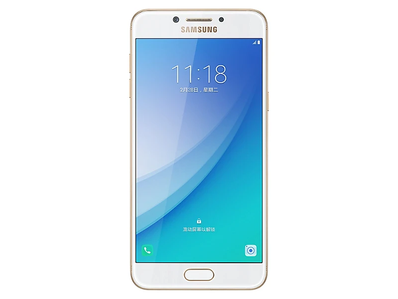 Мобильный телефон samsung Galaxy C5 Pro C5010, 4 Гб ОЗУ, 64 Гб ПЗУ, отпечаток пальца, две sim-карты, 5,2 дюймов, FHD, gps, NFC, 16,0 Мп, камера, 4G, LTE, смартфон