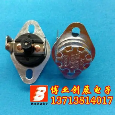 5 шт./переключатель контроля температуры KSD301/KSD303 90 Φ (N.C) ручной переключатель по