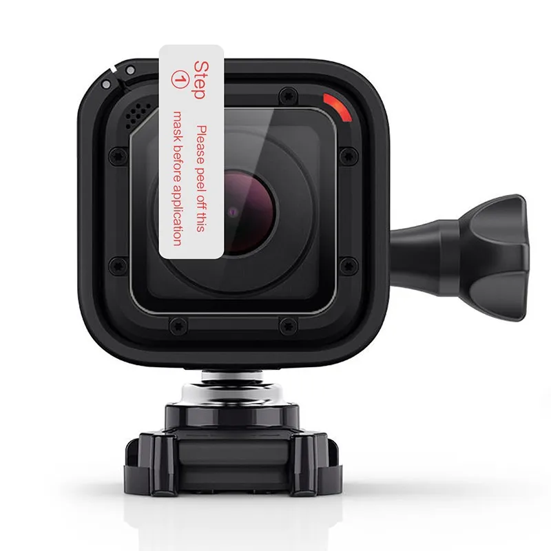 2 шт./лот аксессуары для Gopro Session Защитная пленка объектива + Крышка GoPro Hero4 Hero 5 |