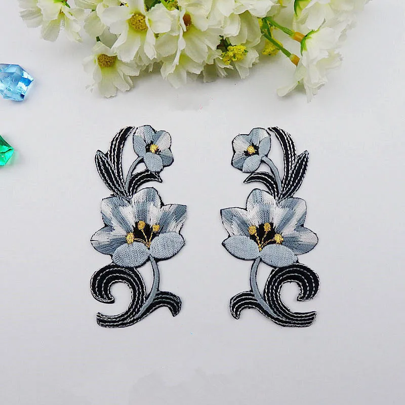 1 пара аксессуаров для DIY материал платье сцены резиновая накладка вышивка