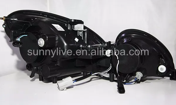 GS300 GS400 GS430 светодиодный Ангельские глазки налобный фонарь для Lexus 1998-2005 год черный Корпус
