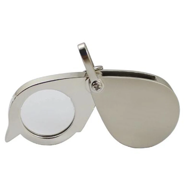 Wholesale Portable Mini 8X Magnifier Charms Keychains Foldable Glass Key Rings Fashion Jewelry for Men and Women | Украшения и