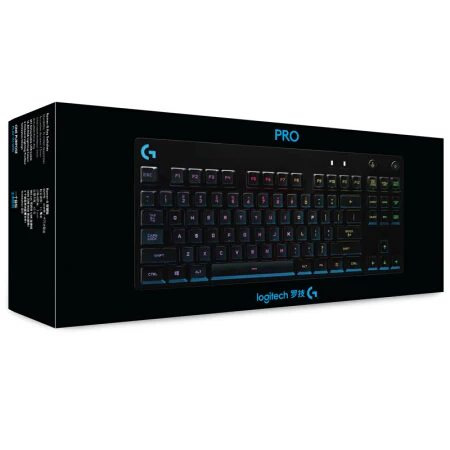 Игровая клавиатура logitech G PRO RGB программируемая проводная USB Подключаемая ROMER-G Omron Switch для игр PUBG DOTA2 MOBA FPS