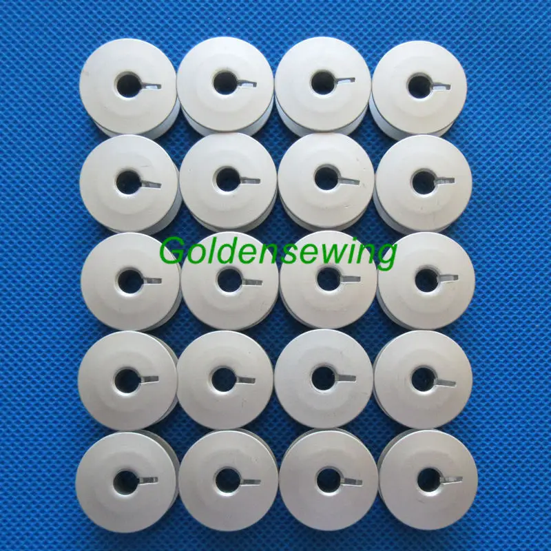 

20 LARGE ALUMINUM BOBBINS for PFAFF GRANDQUILTER 18.8