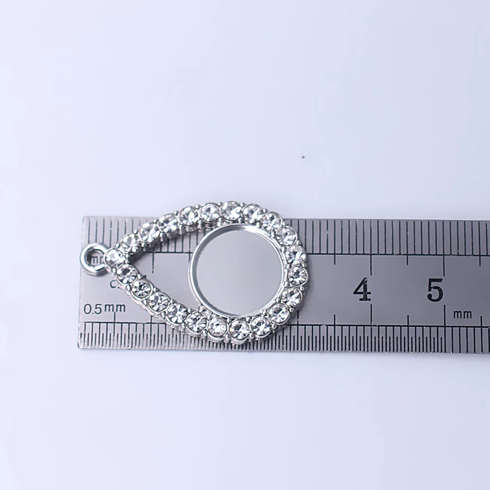 Shiny crystal inlaid university society badge logo SWING PHI SWING 1969 sticker label metal charm pendant