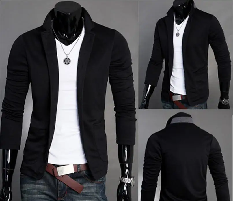 Модный мужской костюм в английском стиле Тонкий маленький куртка пальто