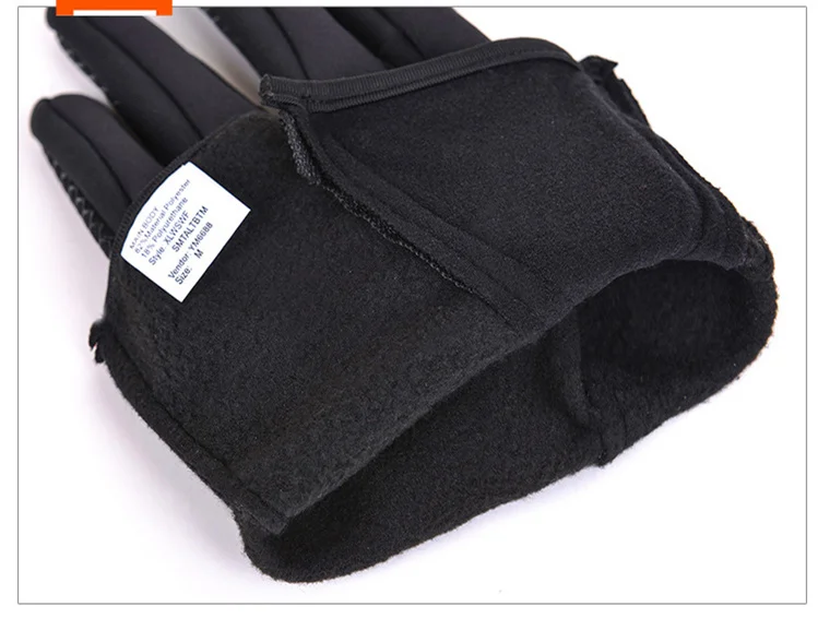 Winter Touch Screen Gloves Men Warm Windproof Glove Fashion Classic Camping Hiking Motorcycle Sports Full Finger Unisex Gloves