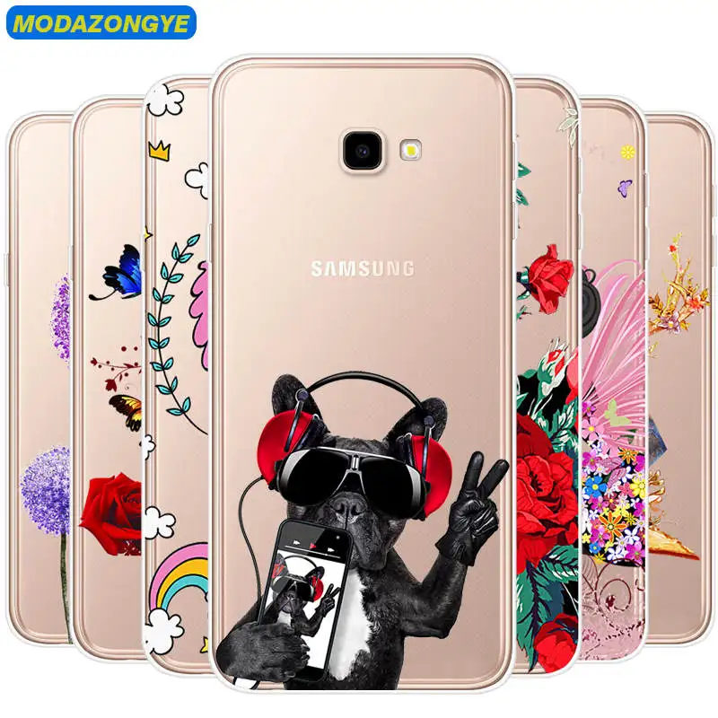 Для samsung Galaxy J4 Core чехол силиконовый из ТПУ для телефона 2018 J410 J410F SM J 4 J4Core|Бамперы| |