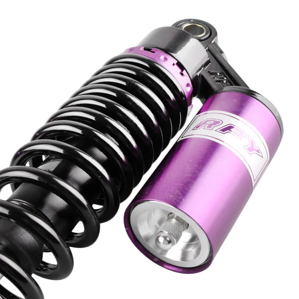 

1 Pair 340mm/13" Motorcycle Air Shock Absorber Rear Suspension Black & Gold