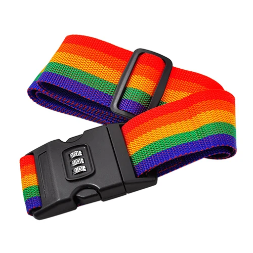 Новинка 2016 чемодан для багажа безопасный ремень с кодовым замком нейлоновый