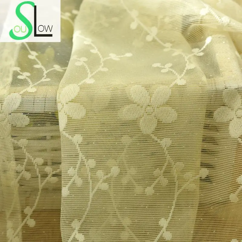 Жаккардовые занавески Slow Soul с нефритом белые розовые бежевые пасторальные