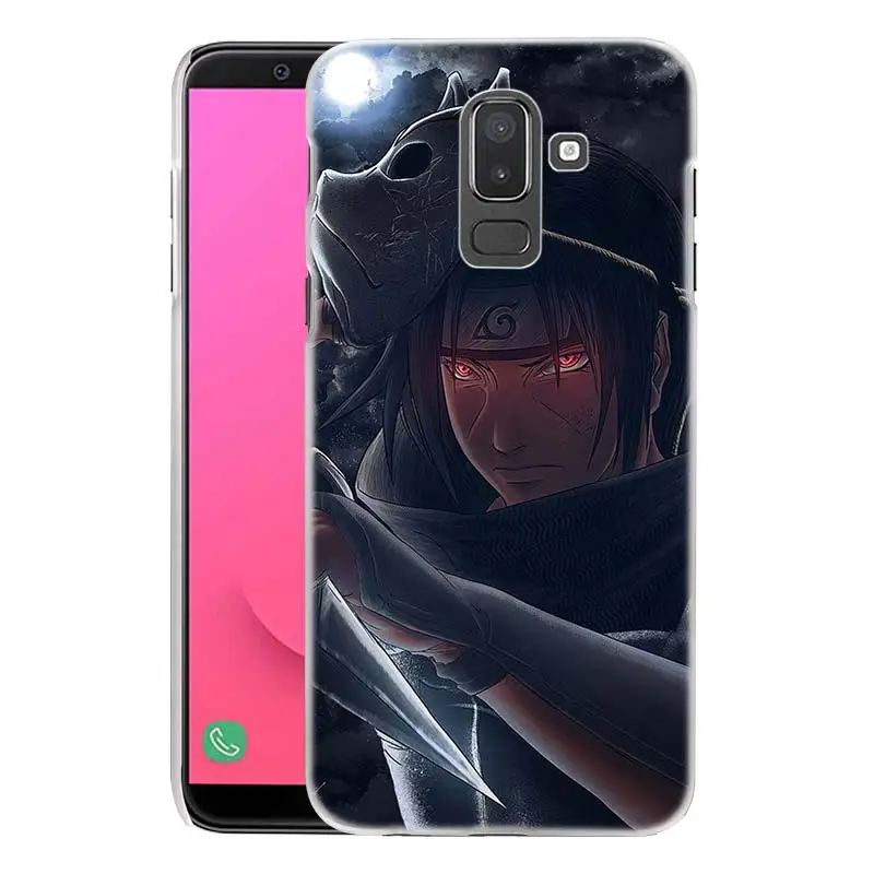 Чехол аниме Наруто Харуно Сакура для samsung Galaxy A6 A8 Plus J4 J6 J8 прозрачный жесткий пластик PC Fundas Capa чехол для телефона - Цвет: 06