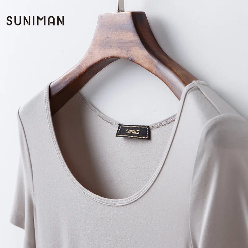 2018 Новинка на лето и весну футболка Для женщин Топы корректирующие Повседневное