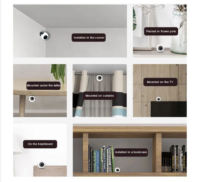 Camsoy мини-камера C8 wifi AP P2P соединение с мобильным телефоном HD 720p видеокамера DVR DV дизайн мини-камера