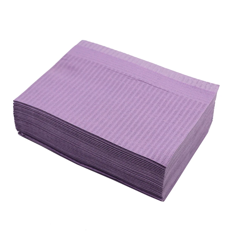 125 шт./пакет стоматологический одноразовый шейный платок бумажный шарф полотенца