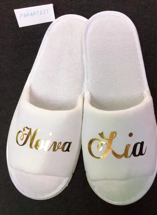 Тапочки novio невесты свадебные тапочки для жениха с индивидуальным принтом