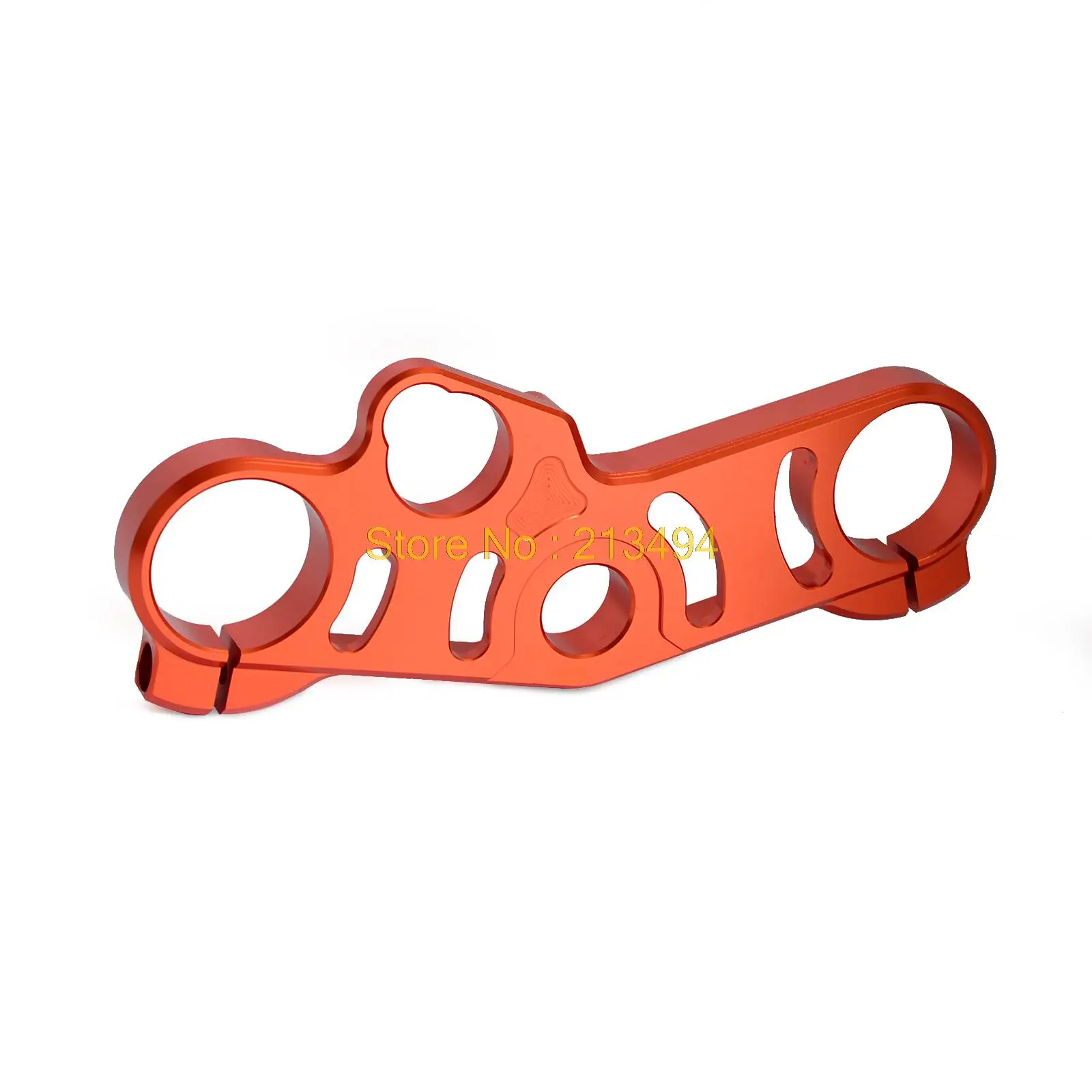 Orange CNC передняя вилка опускание тройной дерево верхний зажим для Suzuki GSXR600 GSXR750 2006-2009 GSXR1000 2007 2008 - Цвет: Orange