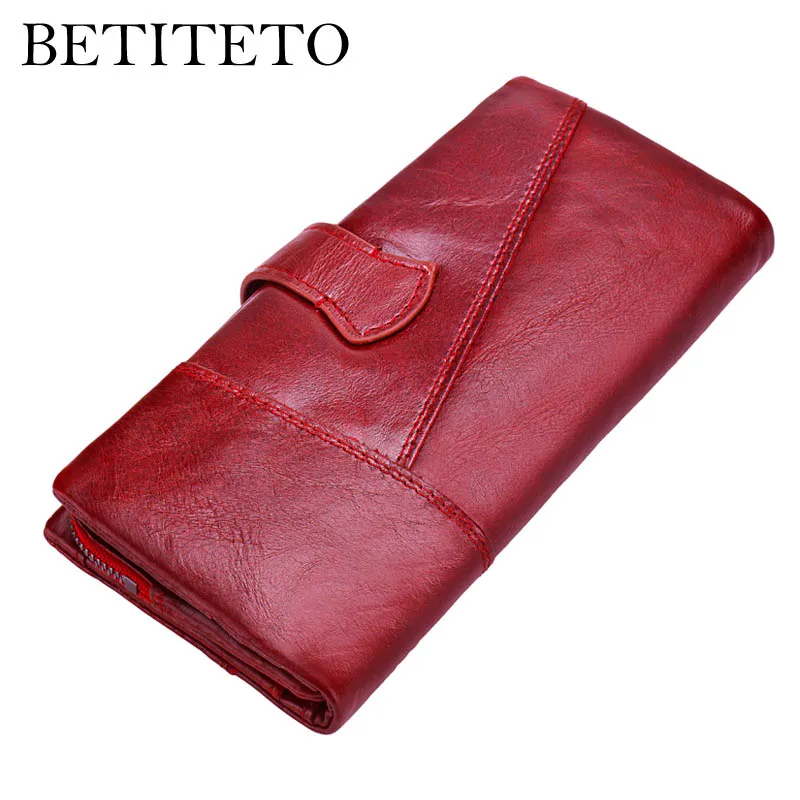 Бренд Betiteto Rfid Кошелек для монет из натуральной кожи женский кошелек Carteras удобный клатч Portomonee Partmone сумка для телефона Cuzdan