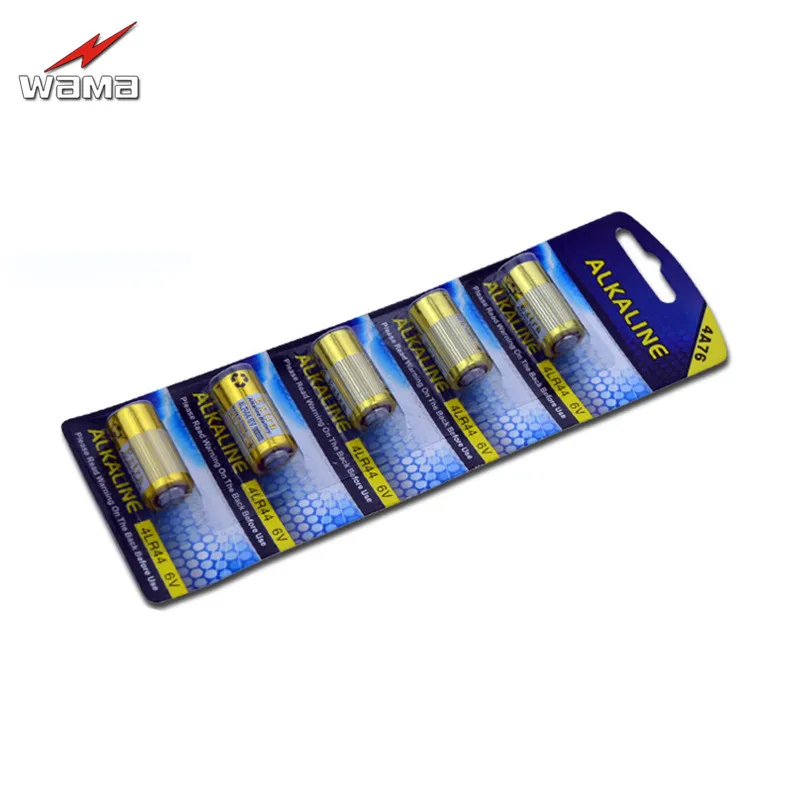 20 штук/4 шт Новый Wama 4LR44 6V сухая щелочные аккумуляторные ячейки Косметическая