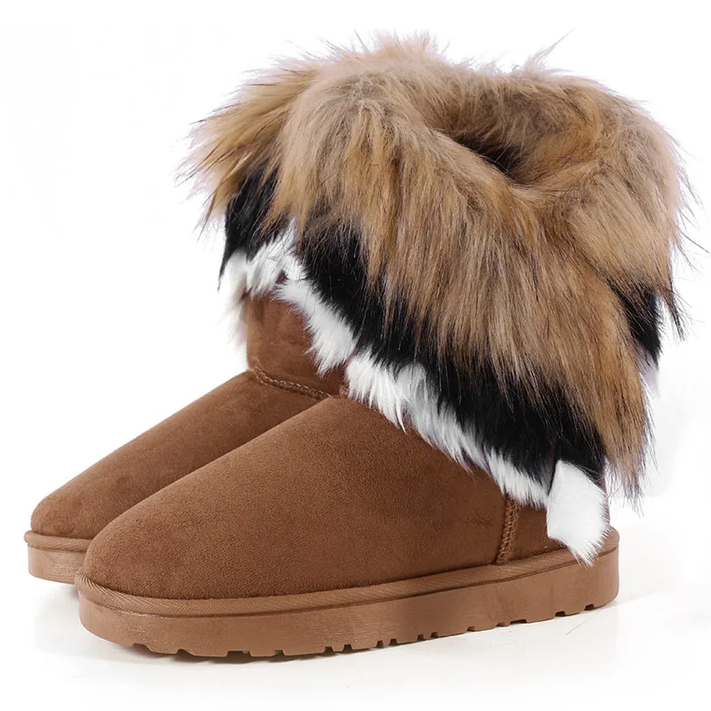 Женские зимние ботинки на меху теплые удобные ботильоны без шнуровки плоской