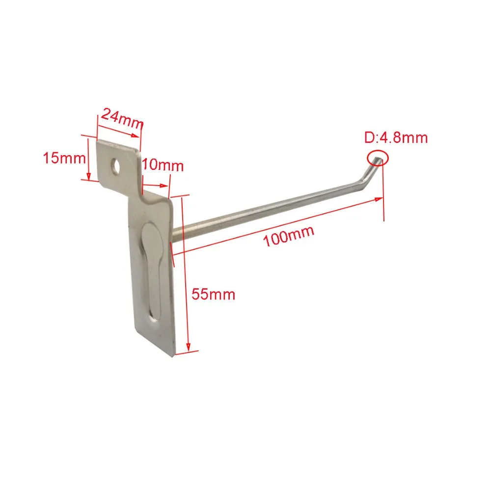 20 шт. 100 мм 4 дюйма длина планки 8 диаметр провода|hook hooks|hook lengthstore hangers |