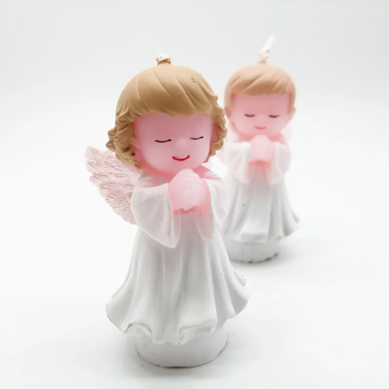 Свечи ангела для молитвы торта на день рождения украшения вечеринки детский душ
