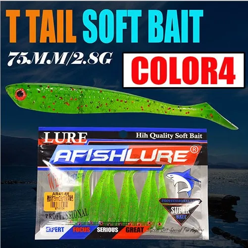 Fishing lures 75mm 2.8g 10pcs Wobblers Lures Easy Shiner Swimbaits Silicone Soft Bait Double Color Carp Artificial Soft Lure - Цвет: COLOUR-4