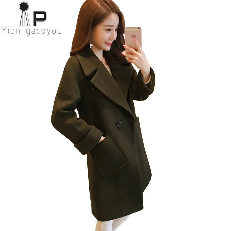 Теплые зимние женские пальто 2020 большой размер Свободное длинное женская