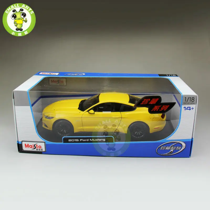 1:18 Ford Mustang GT 5,0 литая модель автомобиля игрушки для детей подарки желтый maisto 31197