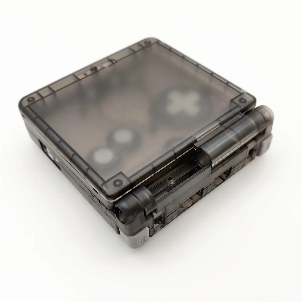 Прозрачный черный прозрачный корпус Корпуса для nintendo для GBA SP ДЛЯ Gameboy Advance SP консоли