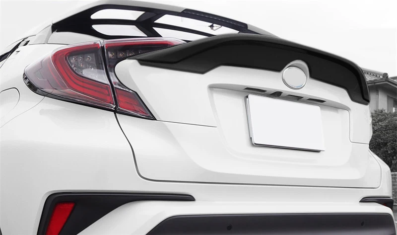 Черный abs Пластик заднего крыльями на спине спойлер накладка 1 шт. для Toyota C-HR ЧР