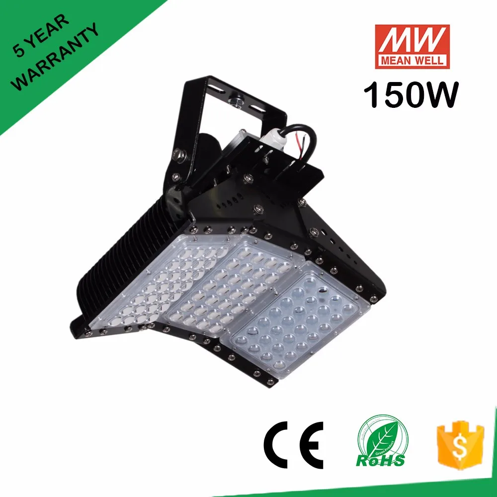

56w 112w 168w 224w 336w 500W Led Floodlights IP65 120 degree adjustable led tunnel light 85-277v meanwell driver Free Shipping
