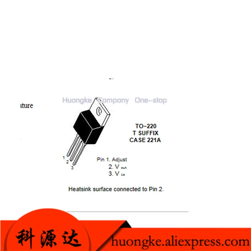 10 шт./лот LM317 LM317T Напряжение регулятор 1 2 V до 37 1.5A К 220|Запасные части| |