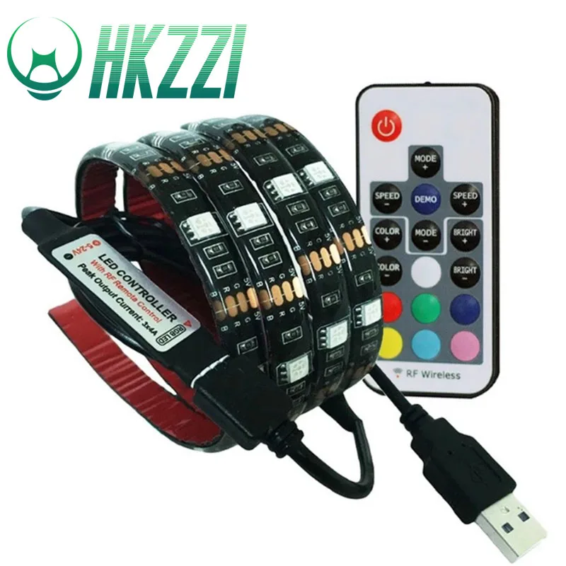 HKZZI USB RGB 17 набор ключей с контроллером светодиодный ленты 5 V Гибкие