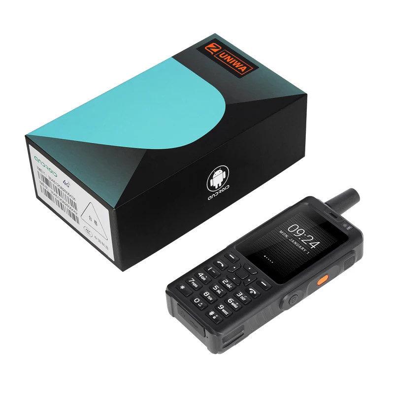 UNIWA F40 Zello рация 4G мобильный телефон IP65 Водонепроницаемый Прочный смартфон MTK6737M четырехъядерный Android