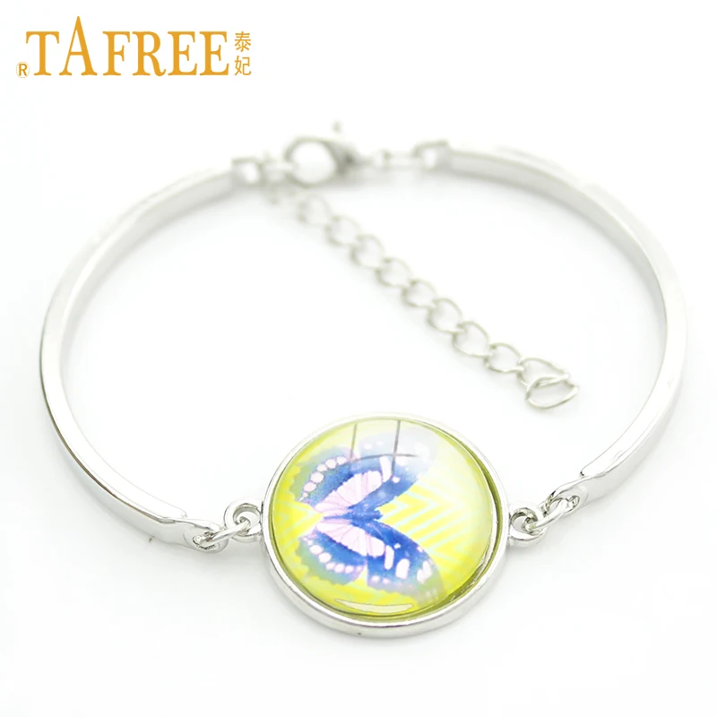 TAFREE 2017 brand Flamingo Bracelet beautiful long pink legs and a long neck cute for girl's cute jewelry H538