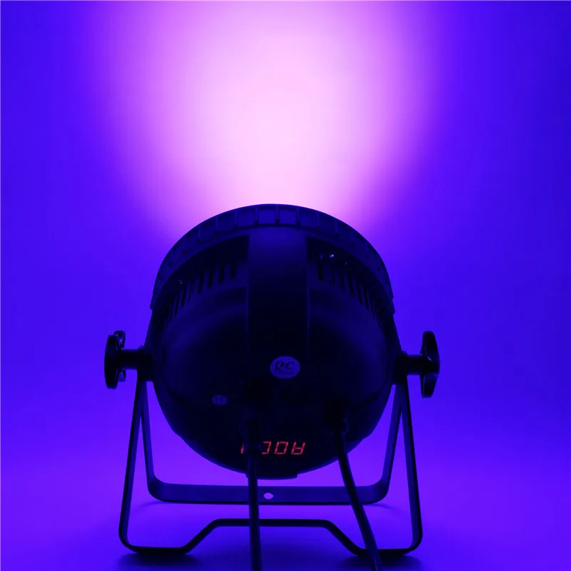 Алюминиевый сплав светодиодный(плоский) Par 18x18 Вт RGBWA+ UV 6в1 светодиодный Par может прожектор DJ проектор мыть сценическое освещение Вечерние огни DMX512