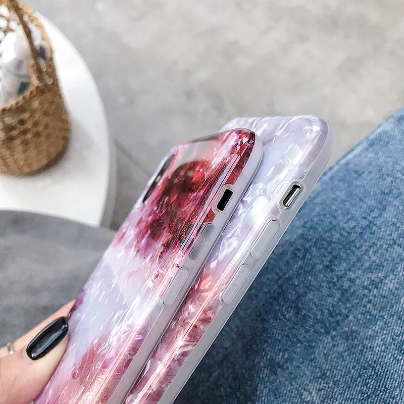 Блестящий чехол для телефона iPhone X XR XS MAX 11 Pro Max задняя крышка 7 8 6 6S Plus чехлы мягкий