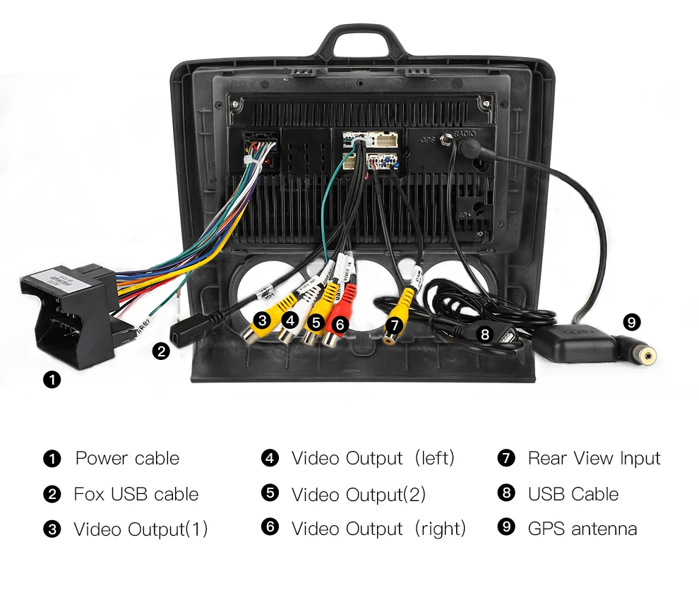 2din Android 9 Автомагнитола для Ford 2005-2011 9 дюймов 3g gps навигация Bluetooth FM AM RDS DSP мультимедийный плеер Ford Авторадио