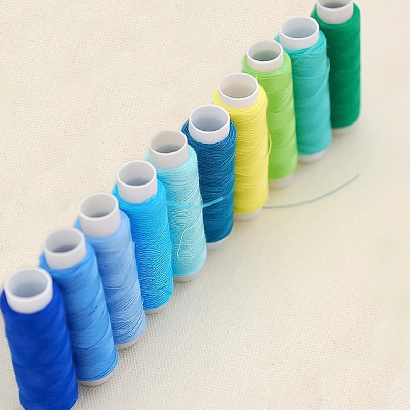 New Mixed Color Sewing Thread 30pcs/Lot 120 yard/Roll Quality Handmade Machine Stitch Suture Line Boxed Small Axis | Дом и сад