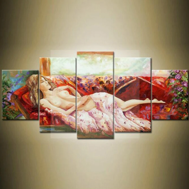 100% ручная роспись абстрактная фигурка картина маслом на холсте декоративные