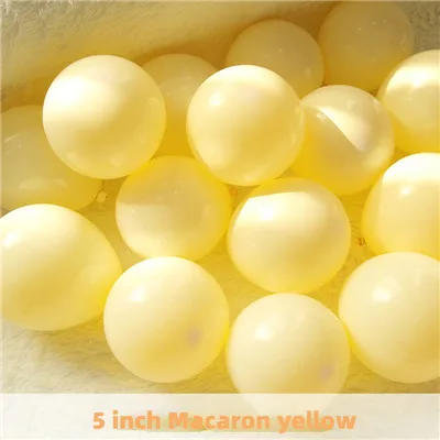 5inch 100pcs G 100 шт., воздушные шары в виде макарон, пастельные вечерние шары из латекса, гирлянда, яркие, для дня рождения, свадьбы, вечеринки, украшения, воздушные шары, Арка JL0137 - Цвет: 5inch 100pcs G