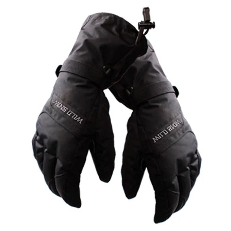 Унисекс теплые флисовые лыжные мужские перчатки для сноуборда