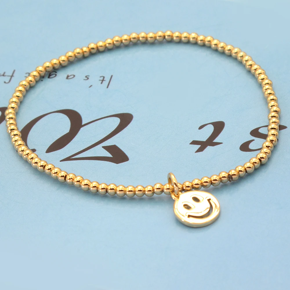 FORIS модные ювелирные изделия 2 5 мм эластичные бусины подходят для милых шармов