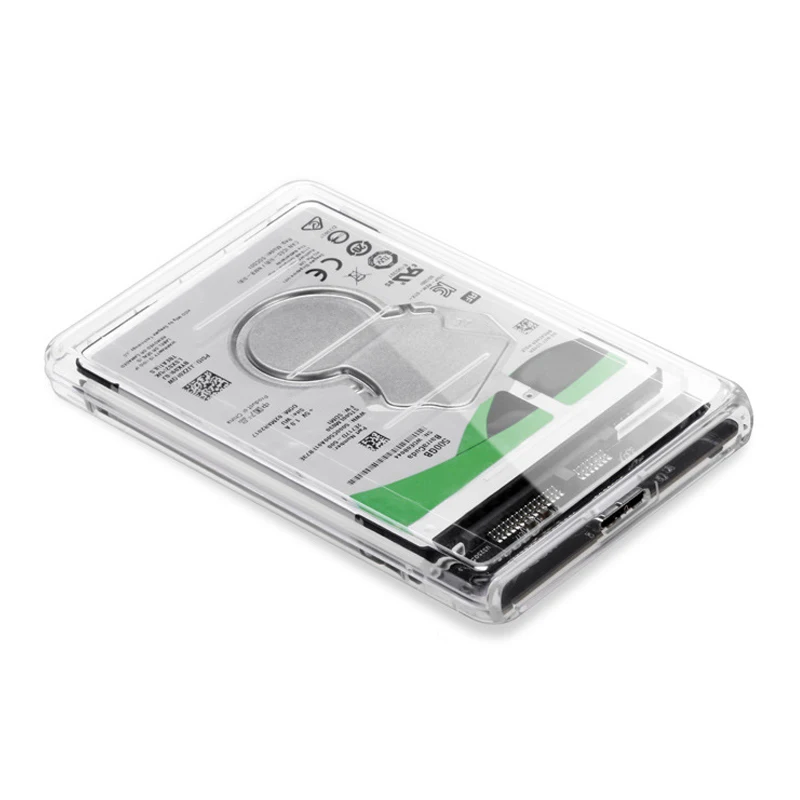 THU 2 5 дюйма 2139U3 прозрачный USB3.0 HDD чехол с поддержкой ТБ жесткого диска|Корпус