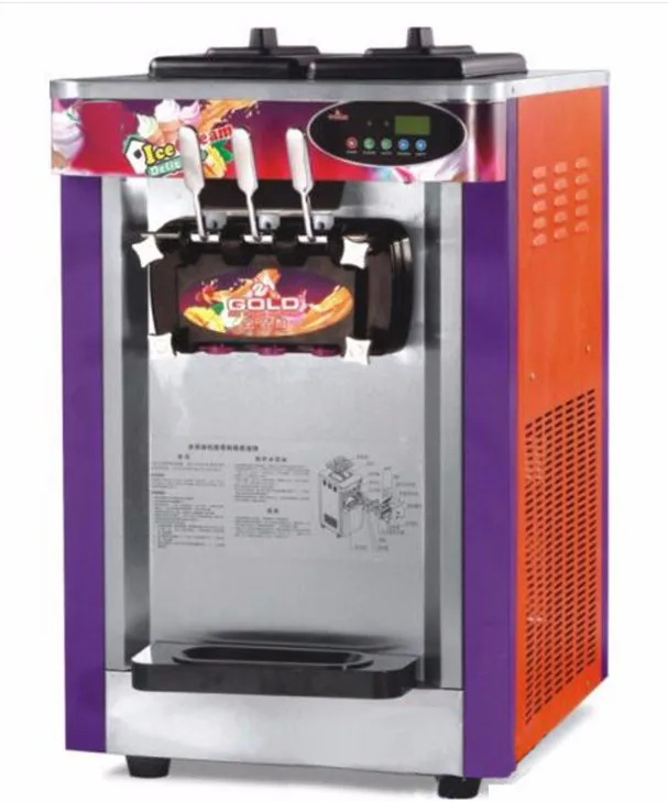 

220v Мягкий Мороженое машина для продажи