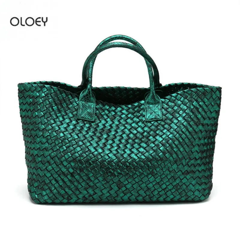 OLOEY Новая женская модная сумка для покупок с тиснением под змеиную кожу