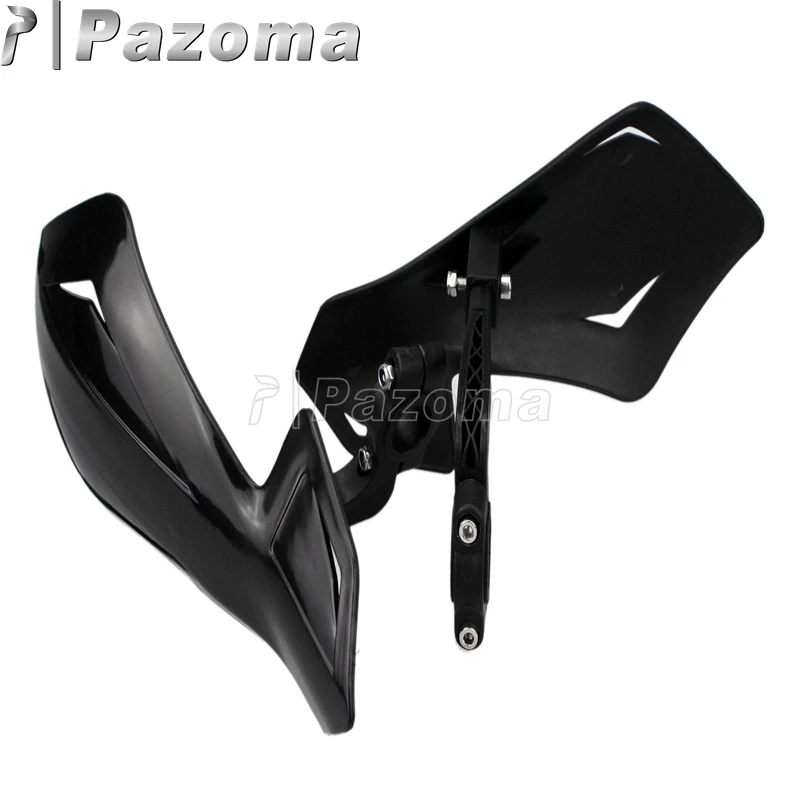 Черная пластиковая защитная крышка для рук мотоцикла защита подходит Honda Yamaha Suzuki